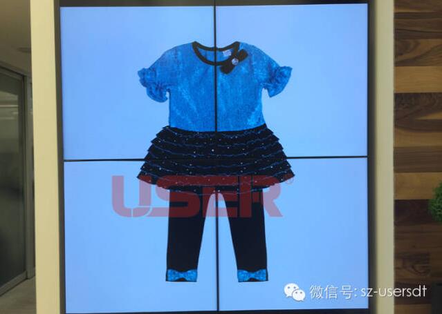 優(yōu)色專顯高清液晶拼接屏進(jìn)軍服裝業(yè)！